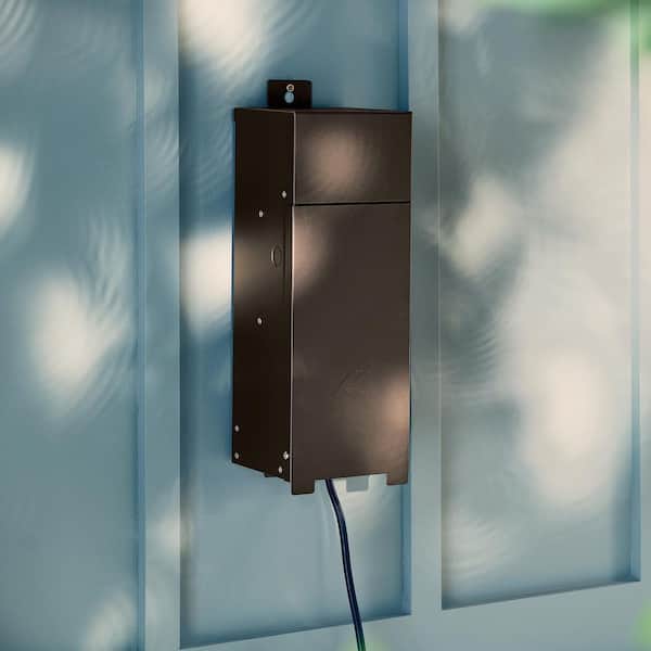 Plus Series 75-Watt Textured Architectural Bronze Low Voltage Outdoor Landscape Light Transformer (1-Pack)