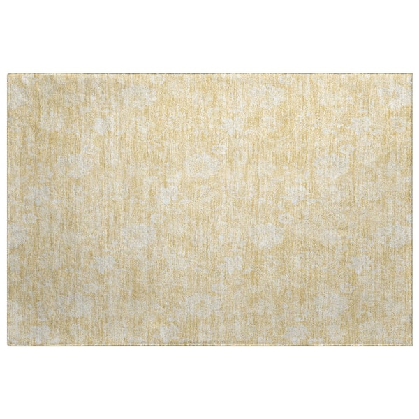 Dream Shag Premium Machine Washable Abstract ADS681 Copper 2 ft. x 7 ft. Runner Rug