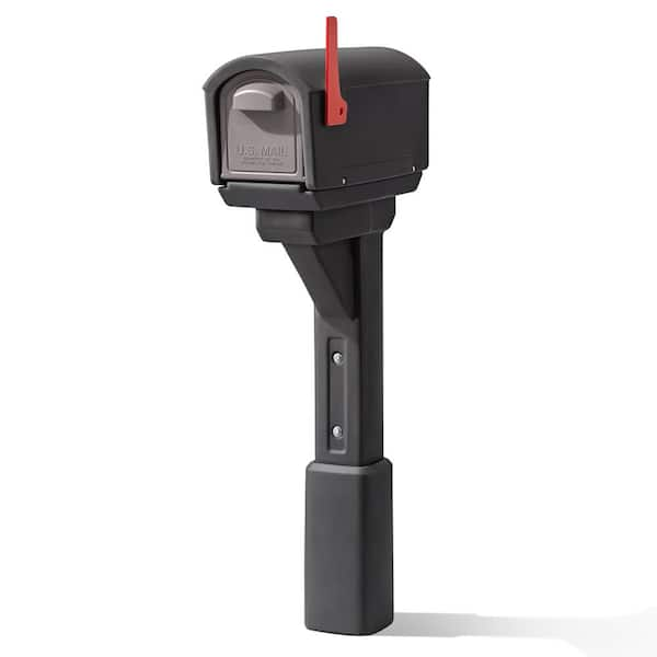 Step2 MailMaster Express Post Mount Mailbox - Black