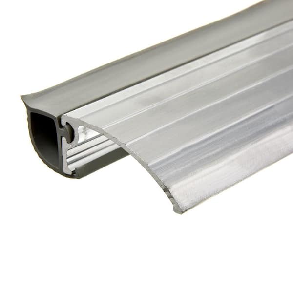 Frost King 1-1/4 in. x 36 in. Aluminum Silver Bumper Door Threshold ...