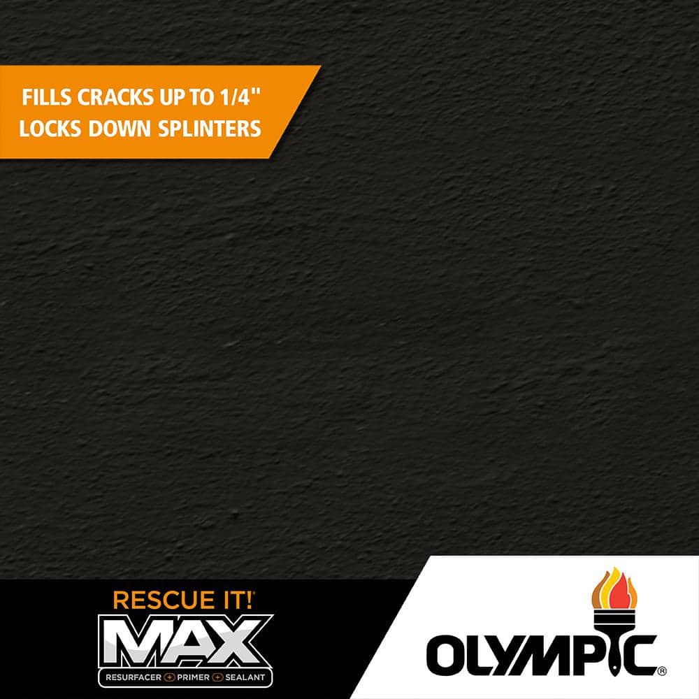Olympic Rescue It 5 gal. SC1050 Mystic Black Solid Exterior Deck Resurfacer and Primer with