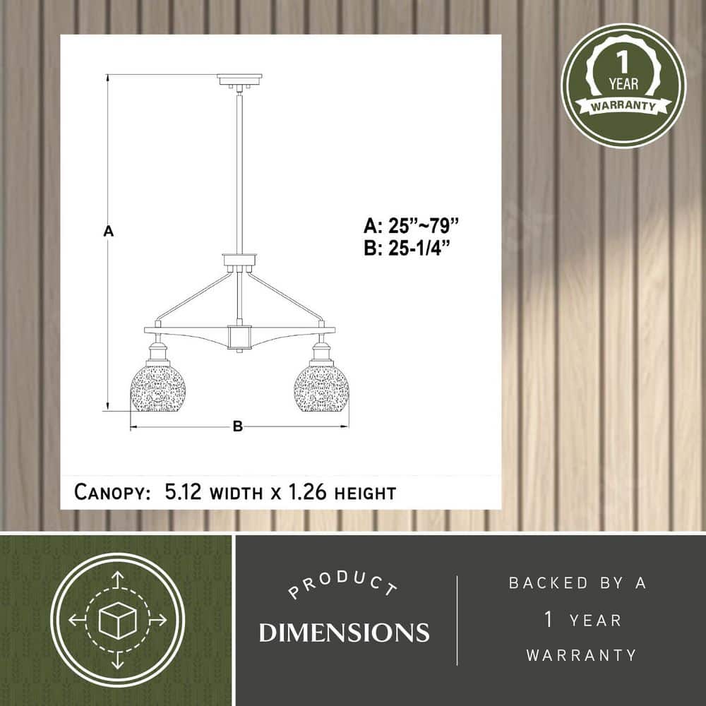 Satin Nickel 25'' Globe Chandelier with Dark Accents