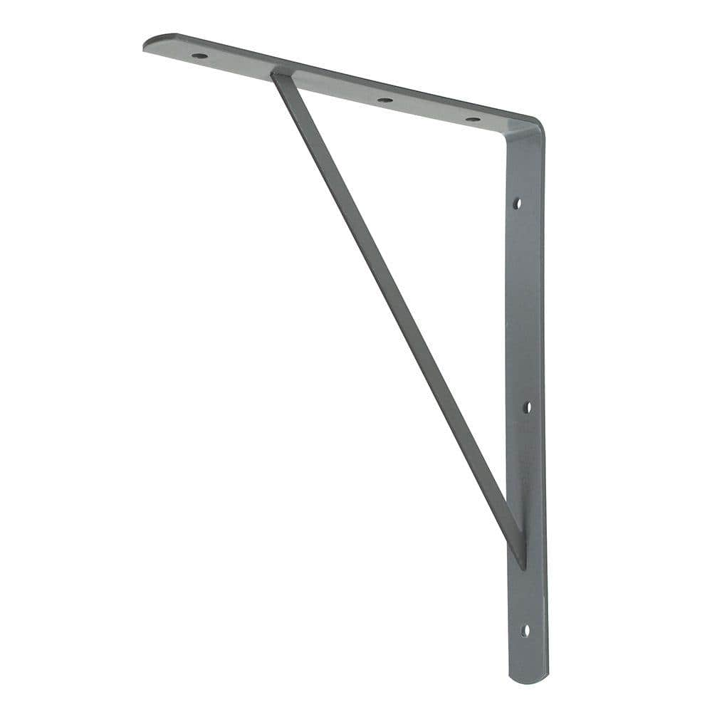 Everbilt 10 3/4-inch Shelf and Rod Bracket in White