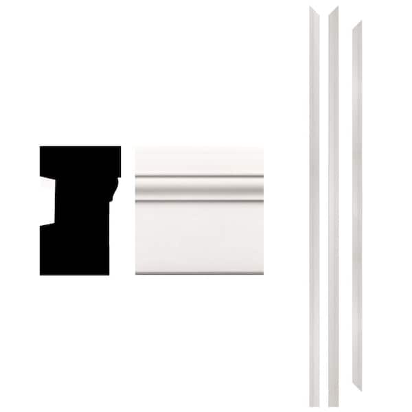 180 1-1/4 in. x 2 in. x 83-1/2 in. Primed Composite Patio Brickmould Kit (3-Piece)