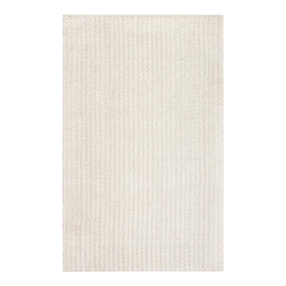 Freya White 4 x 6 ft. Jute Area Rug