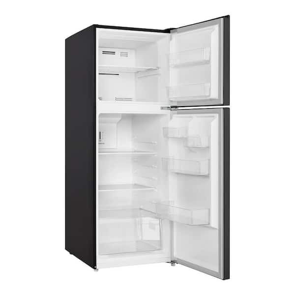 Vissani 10.1 cu. ft. Top Freezer Refrigerator in Black Garage
