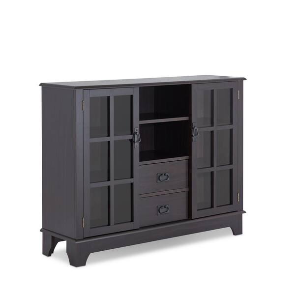 Venetian Worldwide Dubbs 42 In Dark Gray Standard Rectangle Wood Console Table With Drawers Va 97328 The Home Depot Standard Rectangle Wood Console Table, Venetian 2 Drawer Console Table