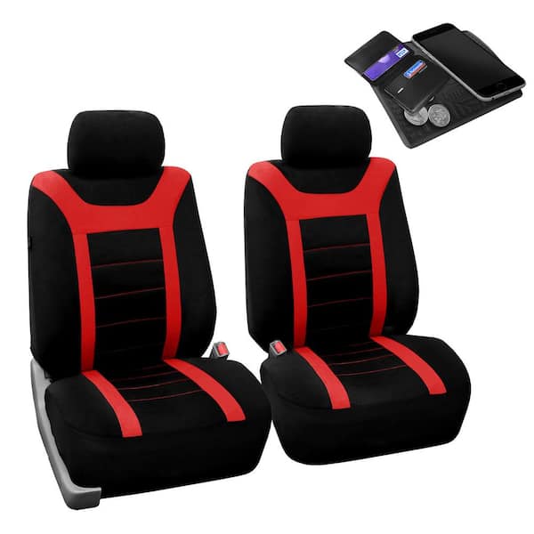 FH Group Fabric 47 in. x 23 in. x 1 in. Sports Front Car Seat Covers