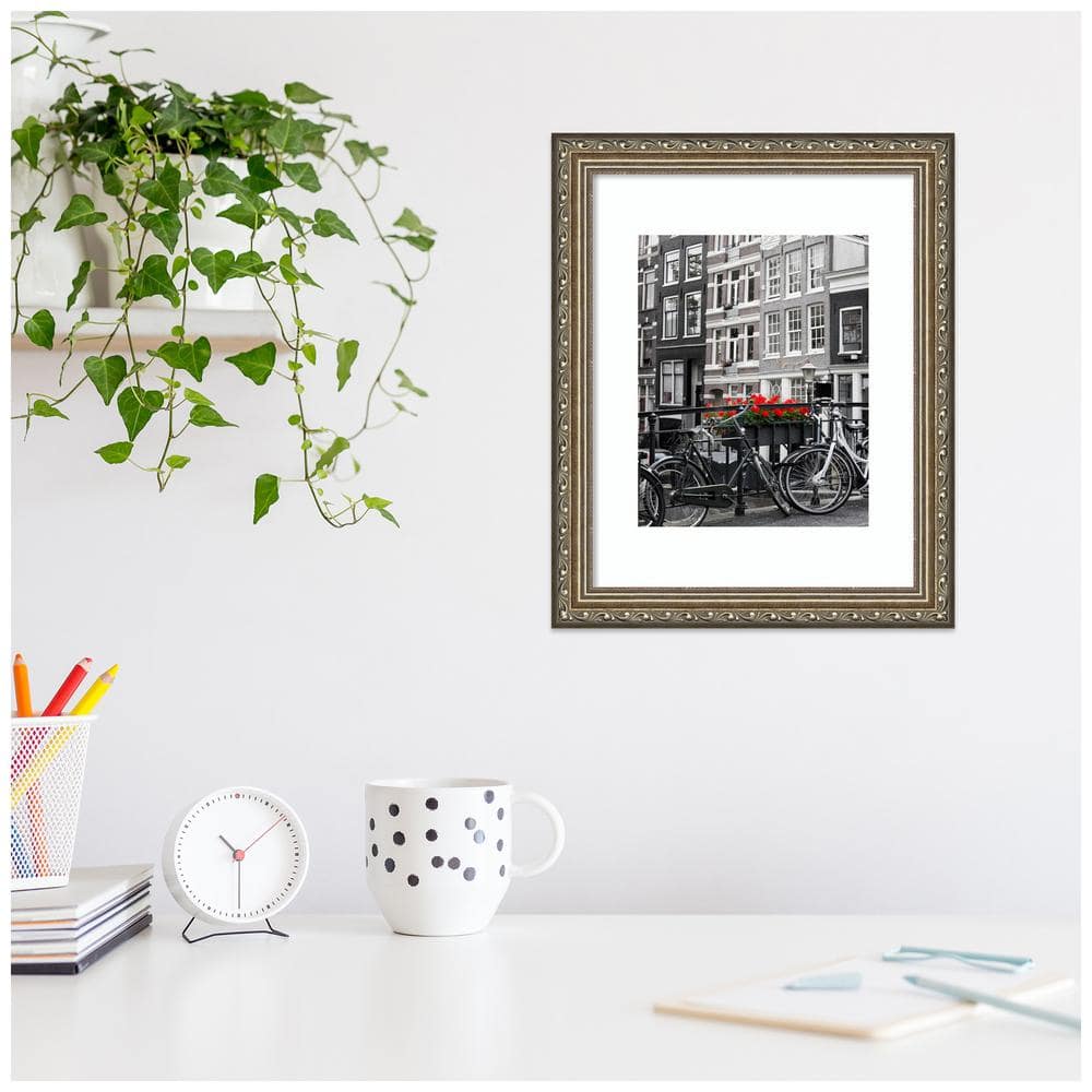 Parisian Silver Ornate Wood Wall Picture Frame