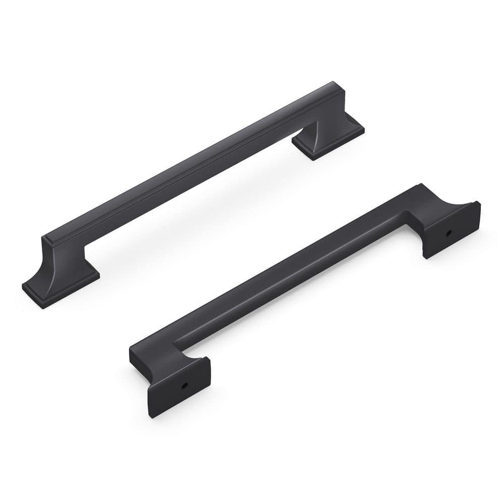 Brownstone Collection Pull 6-5/16 Inch (160mm) Center to Center Matte Black Finish price history on PriceWatchPro