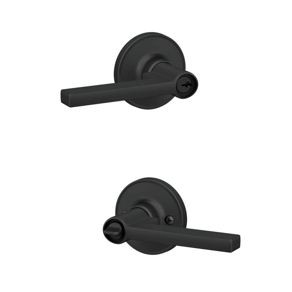 Hendrix Matte Black Keyed Entry Door Handle price history on PriceWatchPro