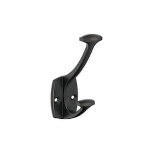 Vicinity 4-9/16 in. L Oil Rubbed Bronze Double Prong Wall Hook
