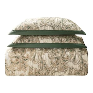 Anora 6-Piece Brass/Jade King Comforter Set