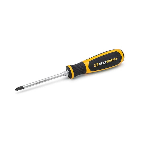 GEARWRENCH #2 x 4 in. Pozidriv Dual Material Screwdriver