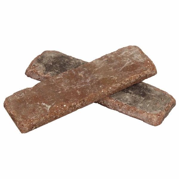 Old Mill Brick Castle Gate Thin Brick Singles - Flats (Box of 50) - 7.625 in. x 2.25 in. (7.3 sq. ft.)