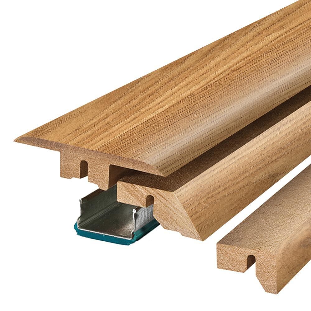 Cadet 0.75 in. T x 2.37 in. W x 78.7 in. L Textured Wood Look Laminate Moulding/Trim 4 in 1 Molding price history on PriceWatchPro