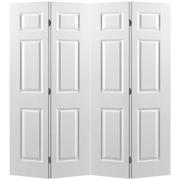 Masonite 72 In. X 80 In. Textured 6-Panel Primed Hollow Core Composite ...