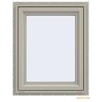 JELD-WEN 35.5 in. x 35.5 in. V-4500 Series Desert Sand Vinyl Left ...