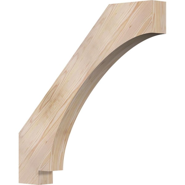 Ekena Millwork 3 1/2"W x 30"D x 30"H Imperial Smooth Knee Brace, Douglas Fir