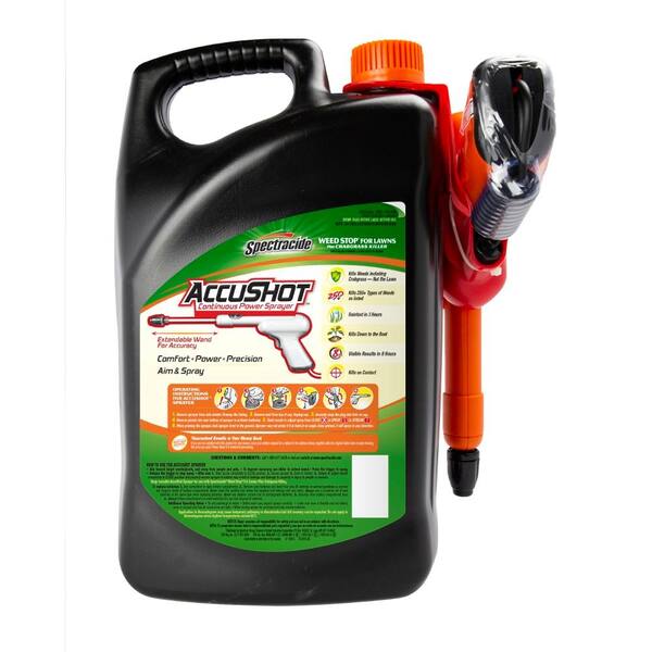 Spectracide Weed Stop 1 3 Gal Ready To Use Accushot With Crabgrass Killer Hg 96418 The Home Depot