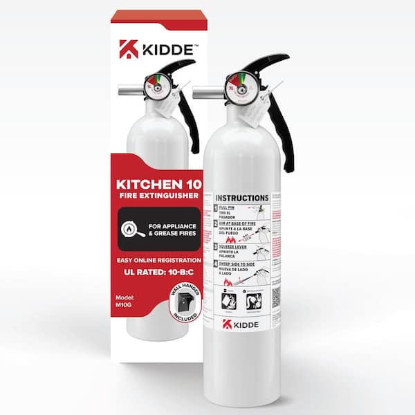 Kidde Kitchen (10 B:C) Class BC 2.5 (lb.) Fire Extinguisher