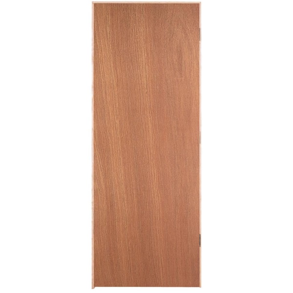 Masonite 36 in. x 80 in. No Panel Left-Handed Unfinished Composite Hollow Core Single Prehung Interior Door 4-9/16 in. Split Jamb