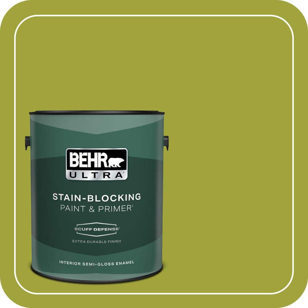 1 gal. #S-H-400 Rolling Hills Extra Durable Semi-Gloss Enamel Interior Paint & Primer price history on PriceWatchPro