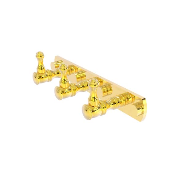 Allied Brass Carolina Collection J-Hook Robe/Towel Hook in Polished Brass