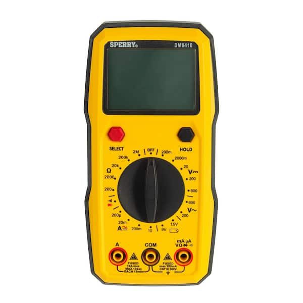 8 in. Function Manual Ranging Digital Multi-Meter