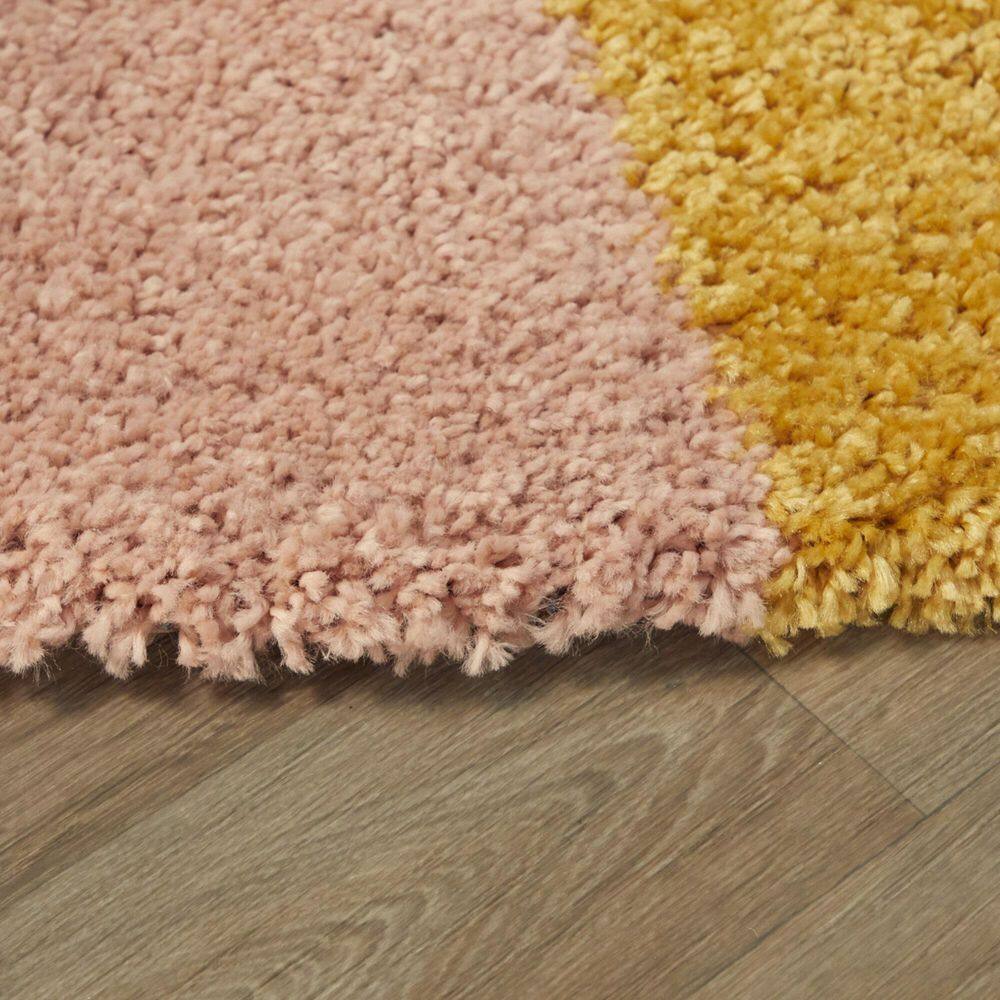 Amelia White Rainbow Shag Kids' Rug 8' x 10'