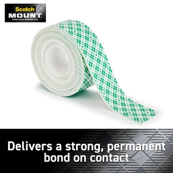 1 in. x 55 in. Indoor Double-Sided Mounting Tape