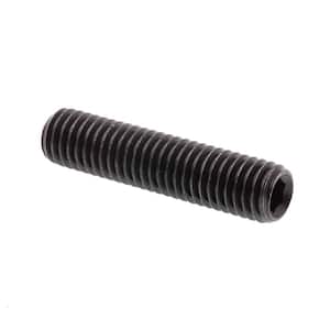 M8-1.25 x 35 mm Metric Black Oxide Coated Steel Set Screws (10-Pack)