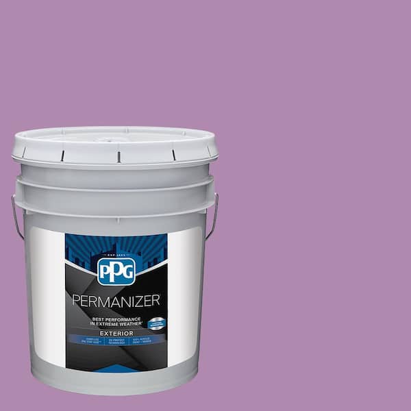 PERMANIZER 5 gal. PPG17-08 Heather Glen Flat Exterior Paint
