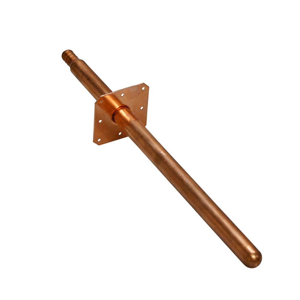1/2 in. x 12 in. Crimp PEX (F1807) Copper Stub Out Straight with Square Mounting Flange price history on PriceWatchPro
