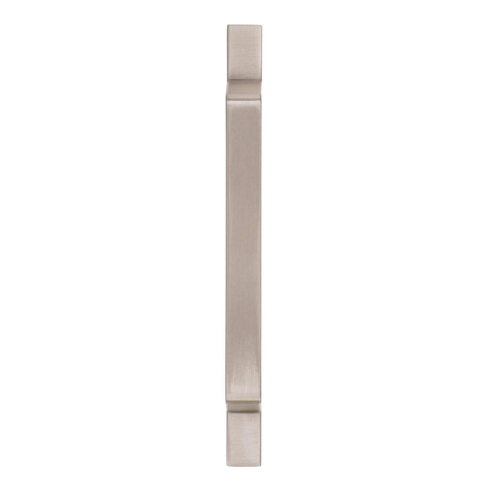 Brushed Nickel 5-1/2 Inch Modern Cabinet Pull