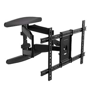 Full Motion Articulating TV Wall Mount for 42 in. - 85 in. VESA 200x200 to 600x400 TV Mounting Bracket with Post Level