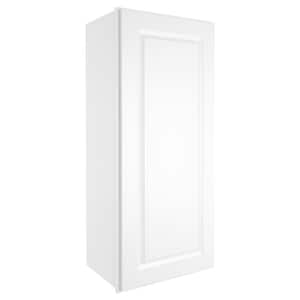 18-in W X 12-in D X 42-in H in Traditional White Plywood Ready to Assemble Wall Kitchen Cabinet