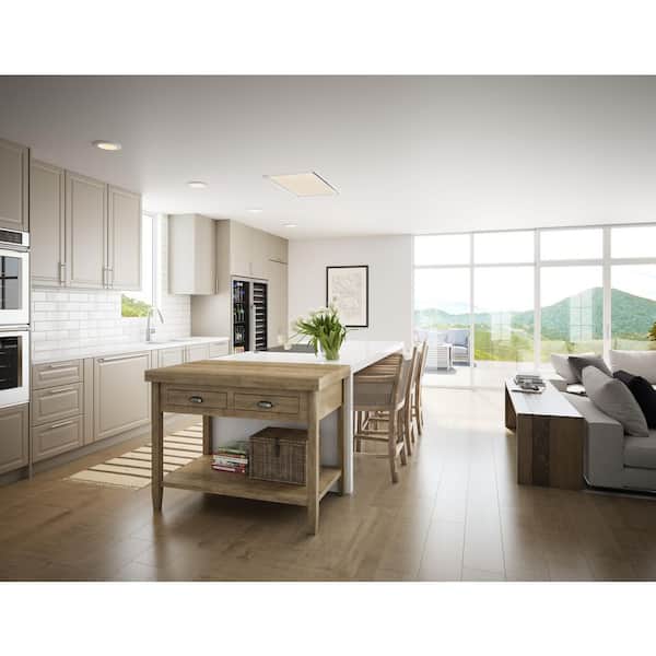 Zephyr Lux Glo 36 in. Island Range Hood with LED Lights in White