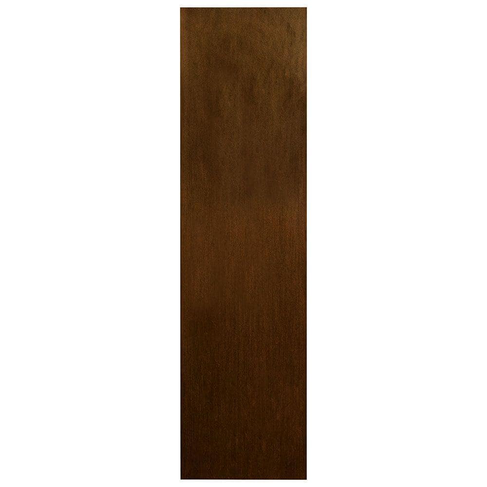 Hampton Bay 11.25 in. W x 42 in. H End Panel in Cognac (2Pack