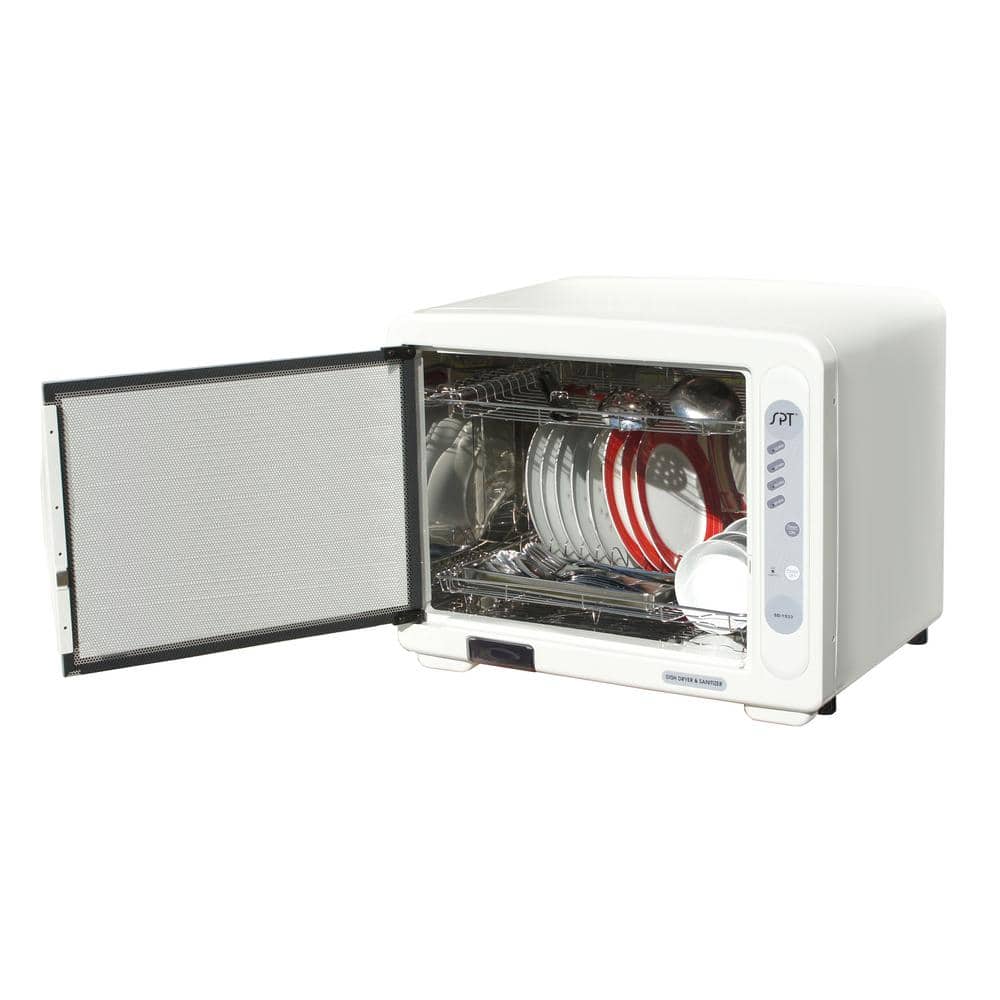 Ivory Stainless Steel Dish Dryer and Sanitizer