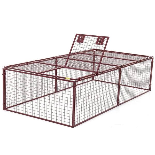 Lucky Dog Animal House Heavy Duty 60 in. L x 120 in. W x 30 in. H Flat Covered Enclosure