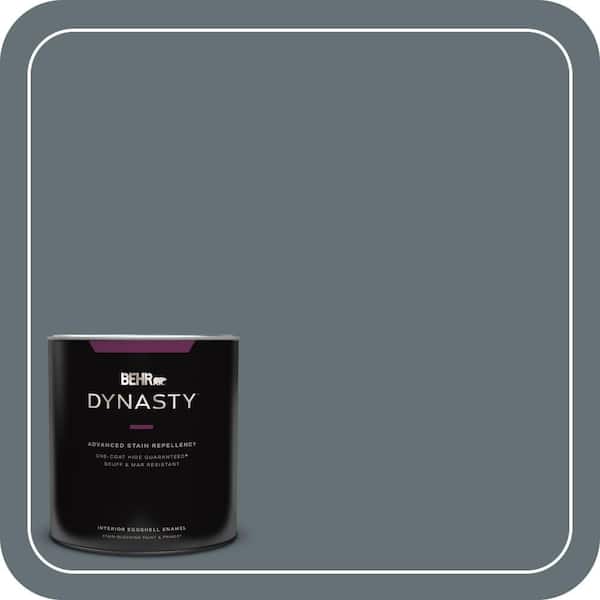 BEHR DYNASTY 1 qt. #740F-5 Myth Eggshell Enamel Interior Stain-Blocking Paint and Primer