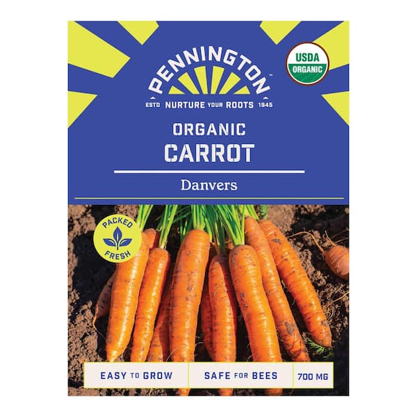 Pennington Organic Carrot Danvers Vegetable Seed 0812 - The Home Depot