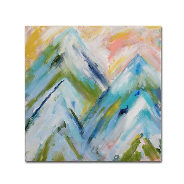 Trademark Fine Art 18 in. x 18 in. "Colorado Bluebird Sky" by Carrie Schmitt Printed Canvas Wall Art