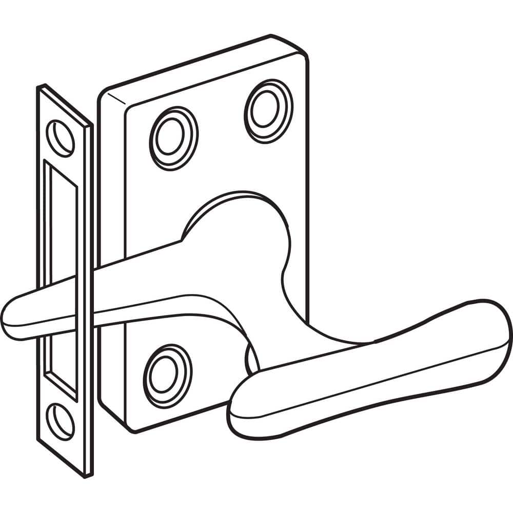Antique Brass Diecast and Steel Casement Window Sash Lock