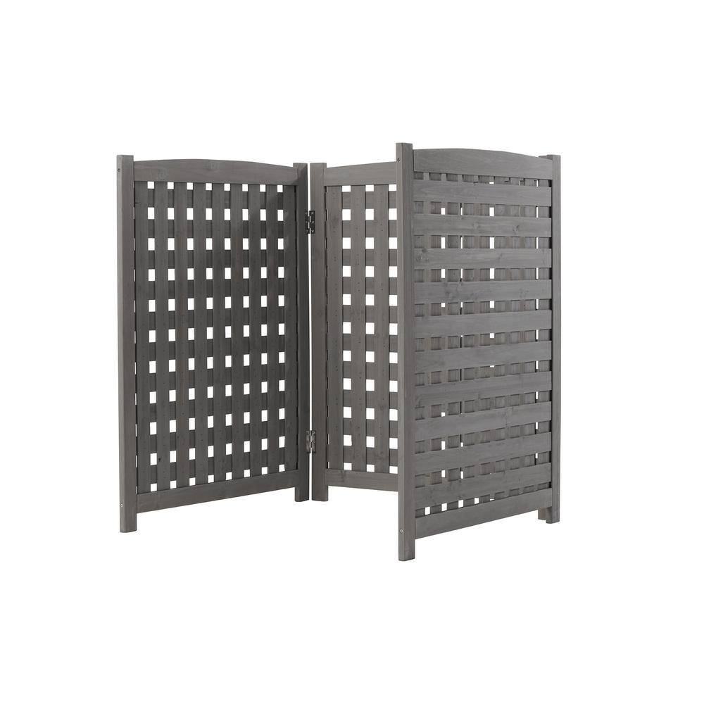 32 in. x 32 in. x 38 in. Air Conditioner Fence Screen Outside, Trash Enclosure, Cedar Privacy Fence Panels Gray price history on PriceWatchPro