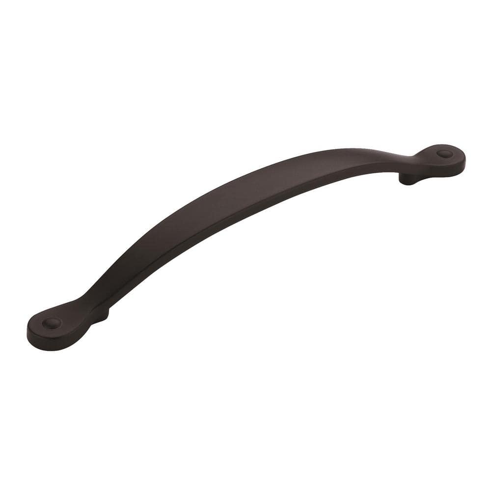 Inspirations 6-5/16 in. (160mm) Classic Matte Black Arch Cabinet Pull