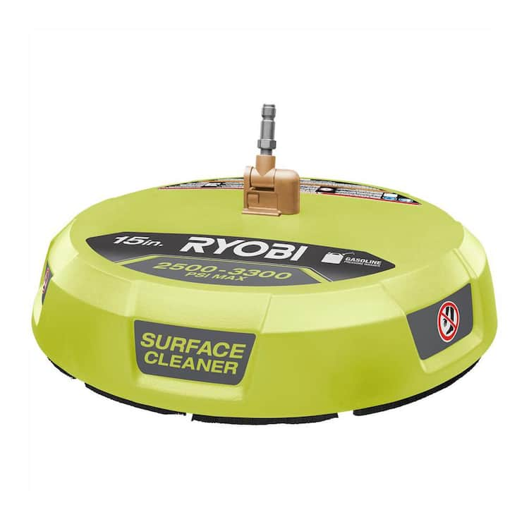 RYOBI 15 in. 3300 PSI Surface Cleaner for Gas Pressure Washer