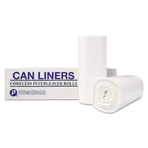 High-Density Trash Can Liner, 36 x 58, 55-Gallon, 13 Micron Equivalent, Clear, 25 Bags/RL, 8 Rolls/CT