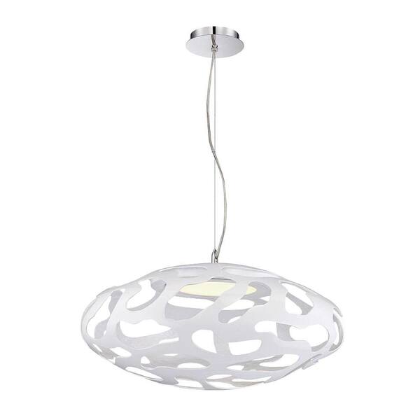 Unbranded Astro Collection 1-Light White Large Pendant-DISCONTINUED
